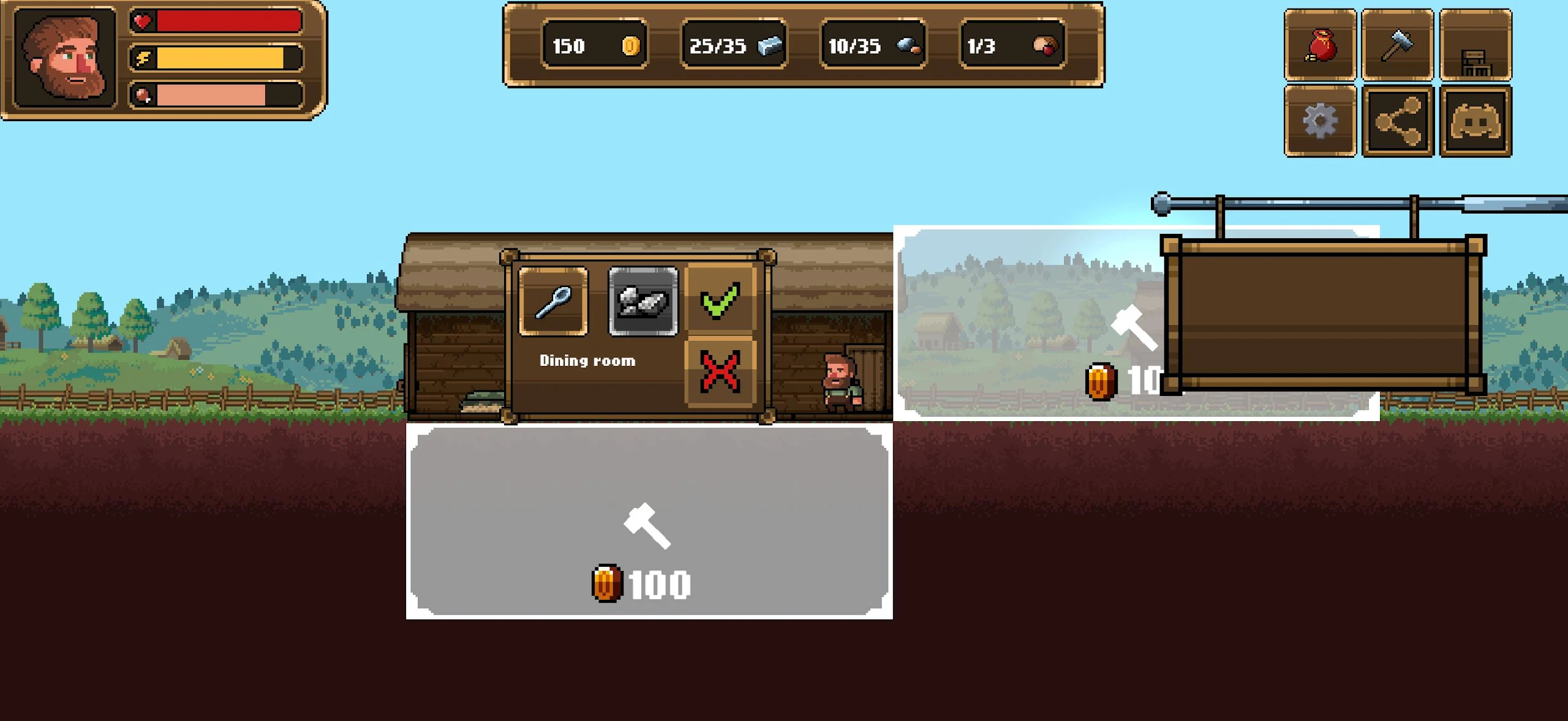 Strategiczny widok średniowiecznej osady w Hammer & Steel